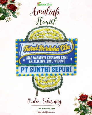 Papan Bunga Duka di Koto Baru