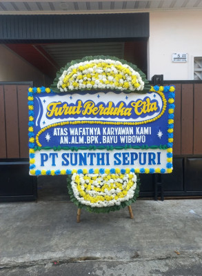 Papan Bunga Duka di Koto Baru