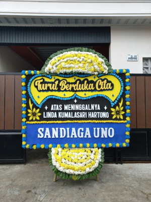 Papan Bunga Duka di Koto Baru